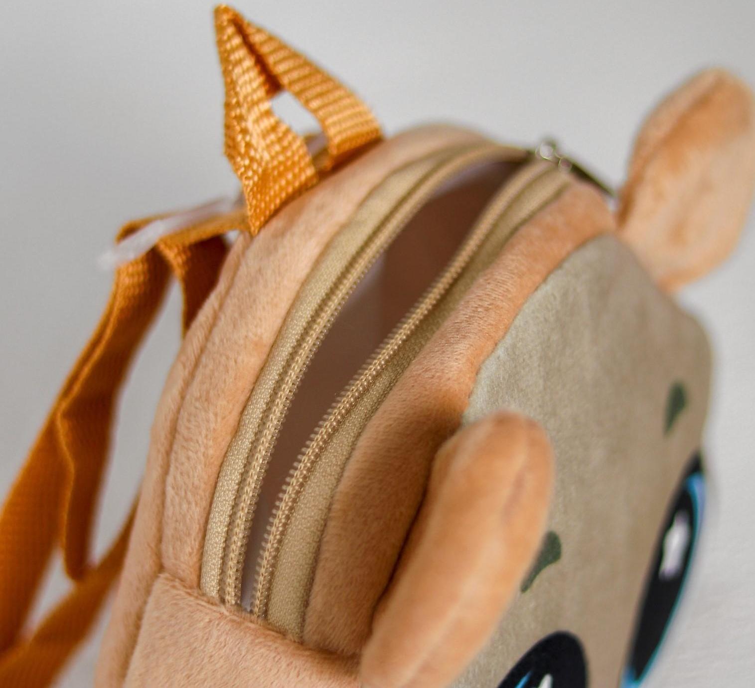 Рюкзак детский плюшевый 