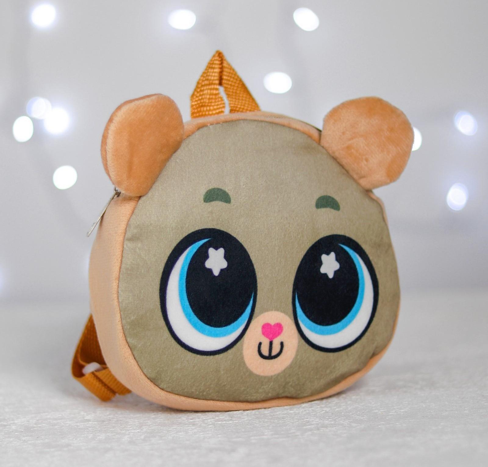 Рюкзак детский плюшевый 