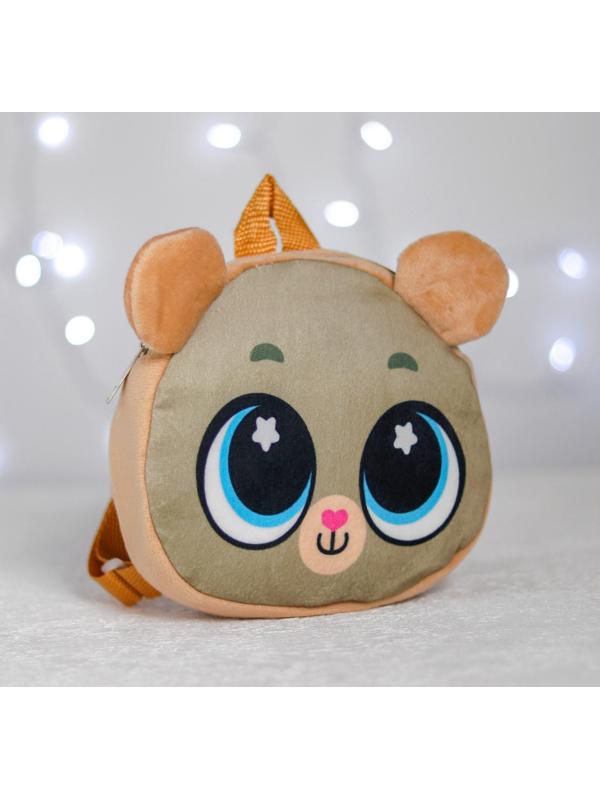 Рюкзак детский плюшевый 