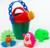 Набор игрушек для игры в ванне: лейка + 3 пвх игрушки, виды и цвет МИКС