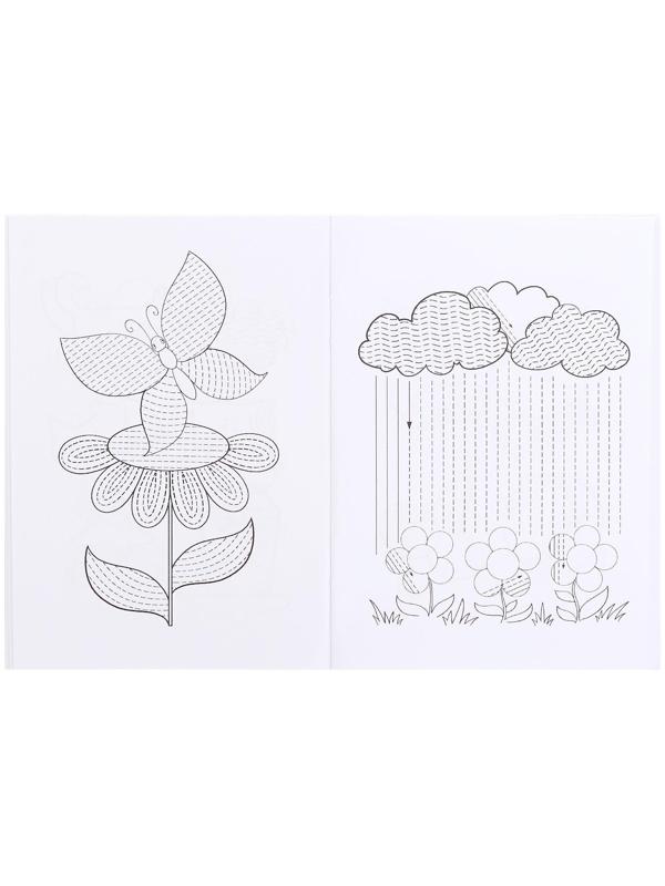 Блокнот с заданиями «IQничка. Штриховки. Более 50 игровых заданий», от 4 лет