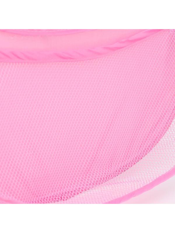 Сетка для хранения игрушек в ванной с петелькой «Смайлик», цвет розовый