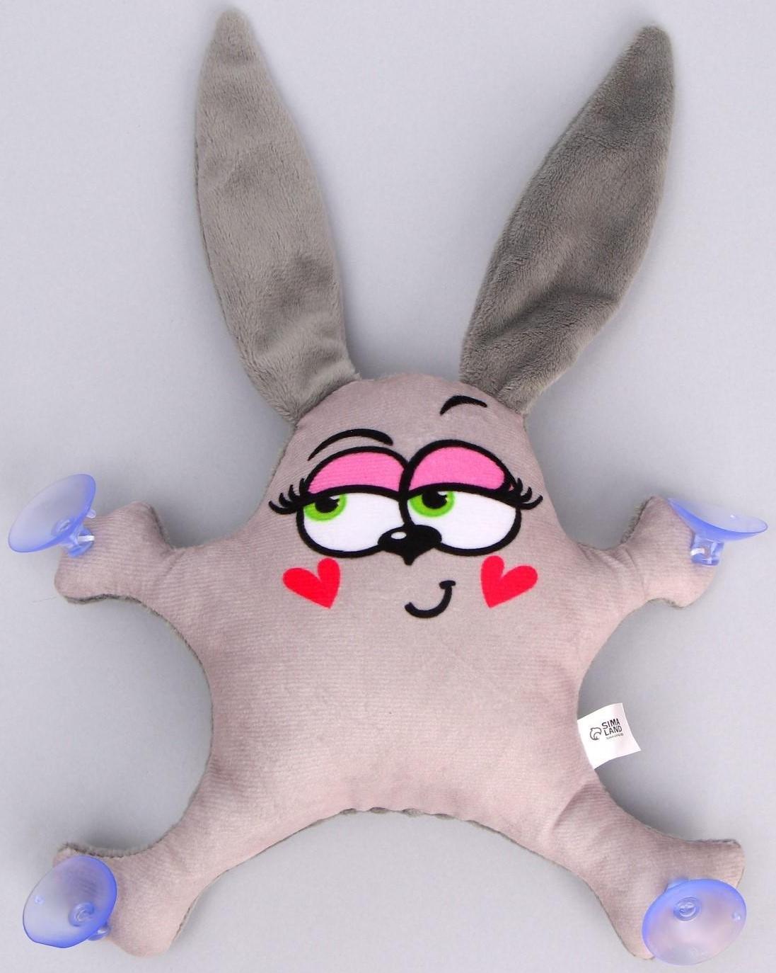 Автоигрушка «Зайка», на присосках, МИКС, 28 см х 4 см х 25 см