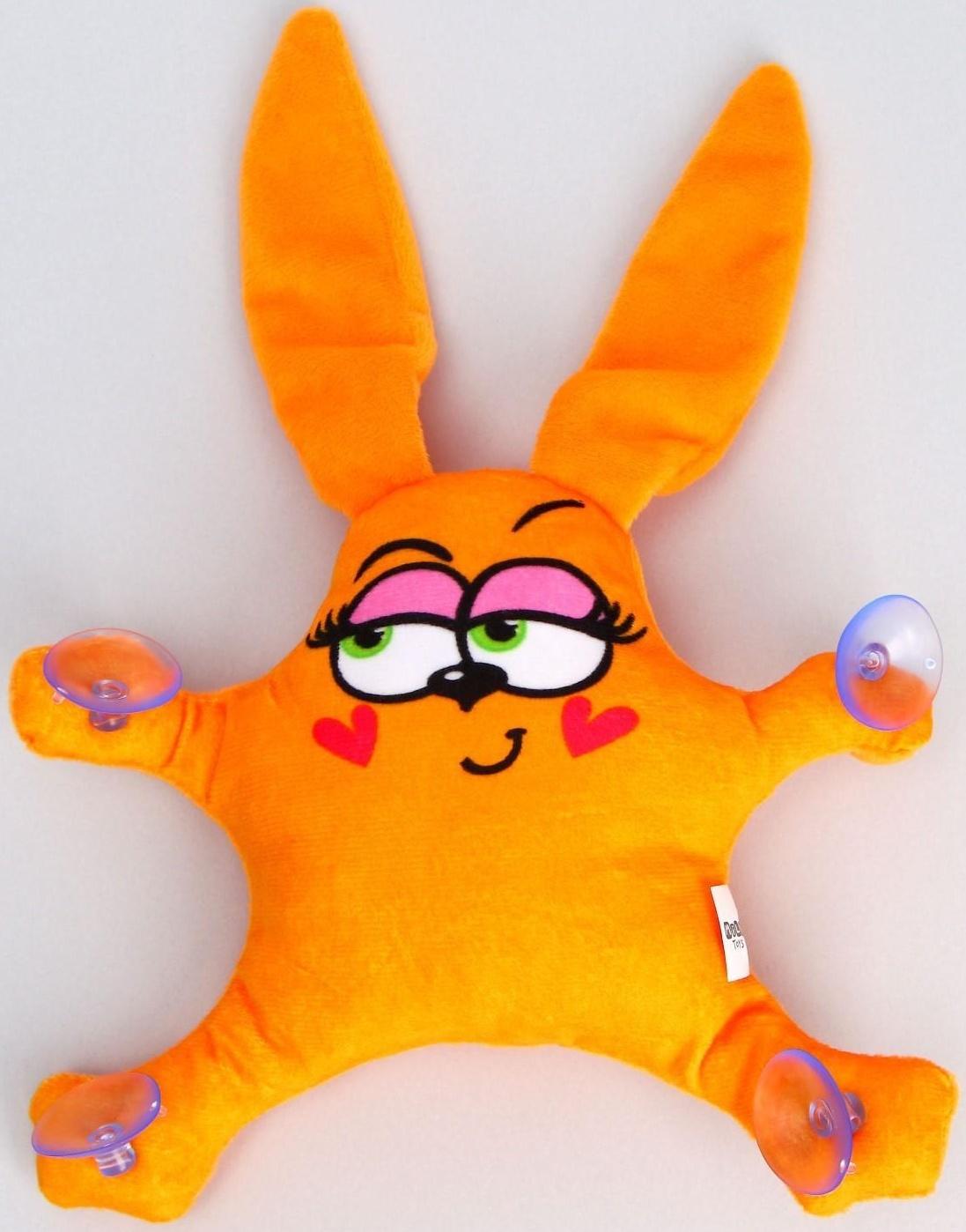 Автоигрушка «Зайка», на присосках, МИКС, 28 см х 4 см х 25 см