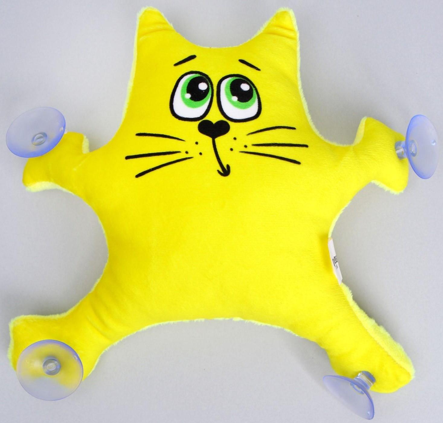 Автоигрушка на присосках «Котик», цвета МИКС, 23 см х 4 см х 22 см