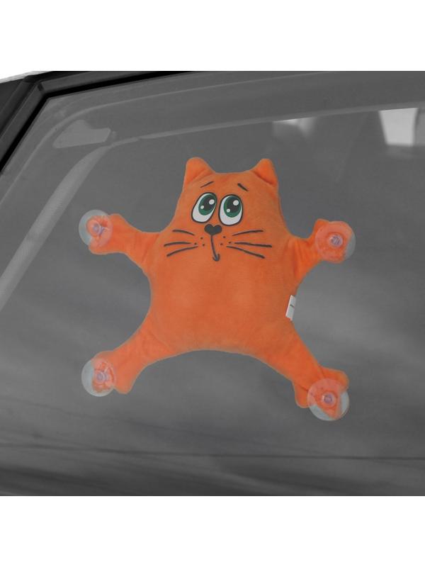 Автоигрушка на присосках «Котик», цвета МИКС, 23 см х 4 см х 22 см