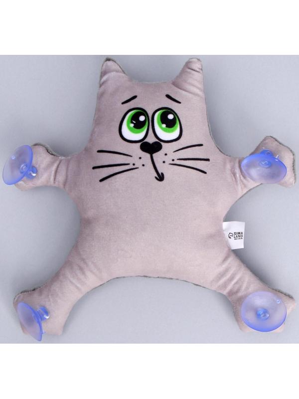 Автоигрушка на присосках «Котик», цвета МИКС, 23 см х 4 см х 22 см