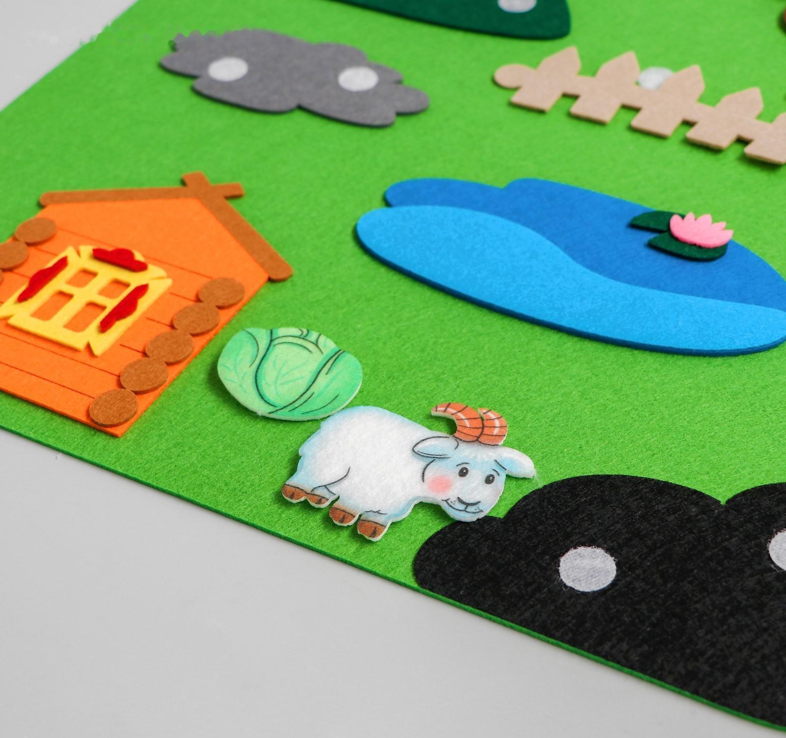 Коврик-игралка в дорогу «Деревенский дворик»