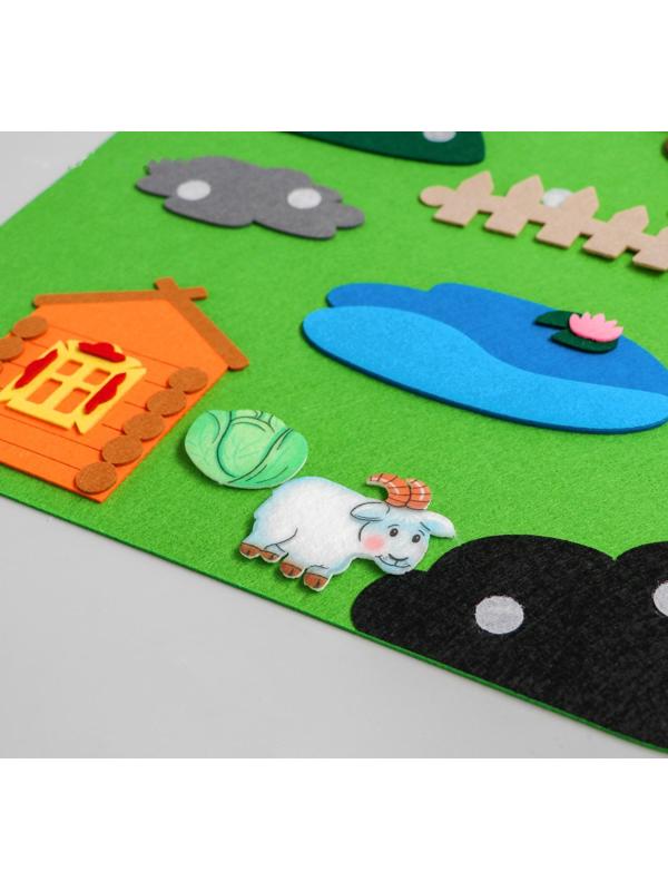 Коврик-игралка в дорогу «Деревенский дворик»
