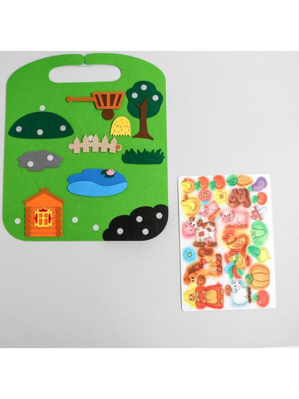 Коврик-игралка в дорогу «Деревенский дворик»