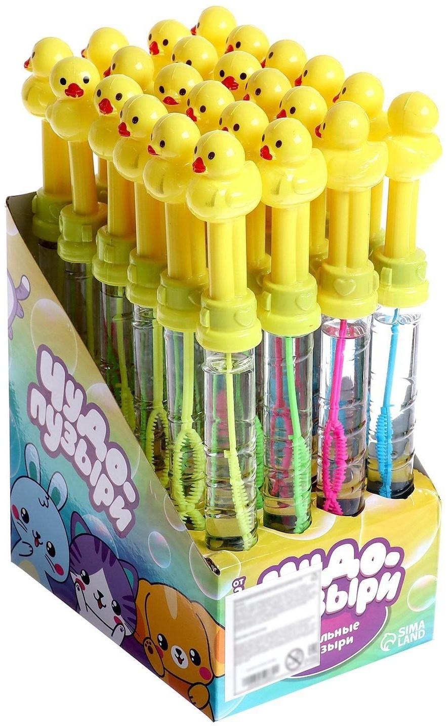 Мыльные пузыри «Утка» МИКС