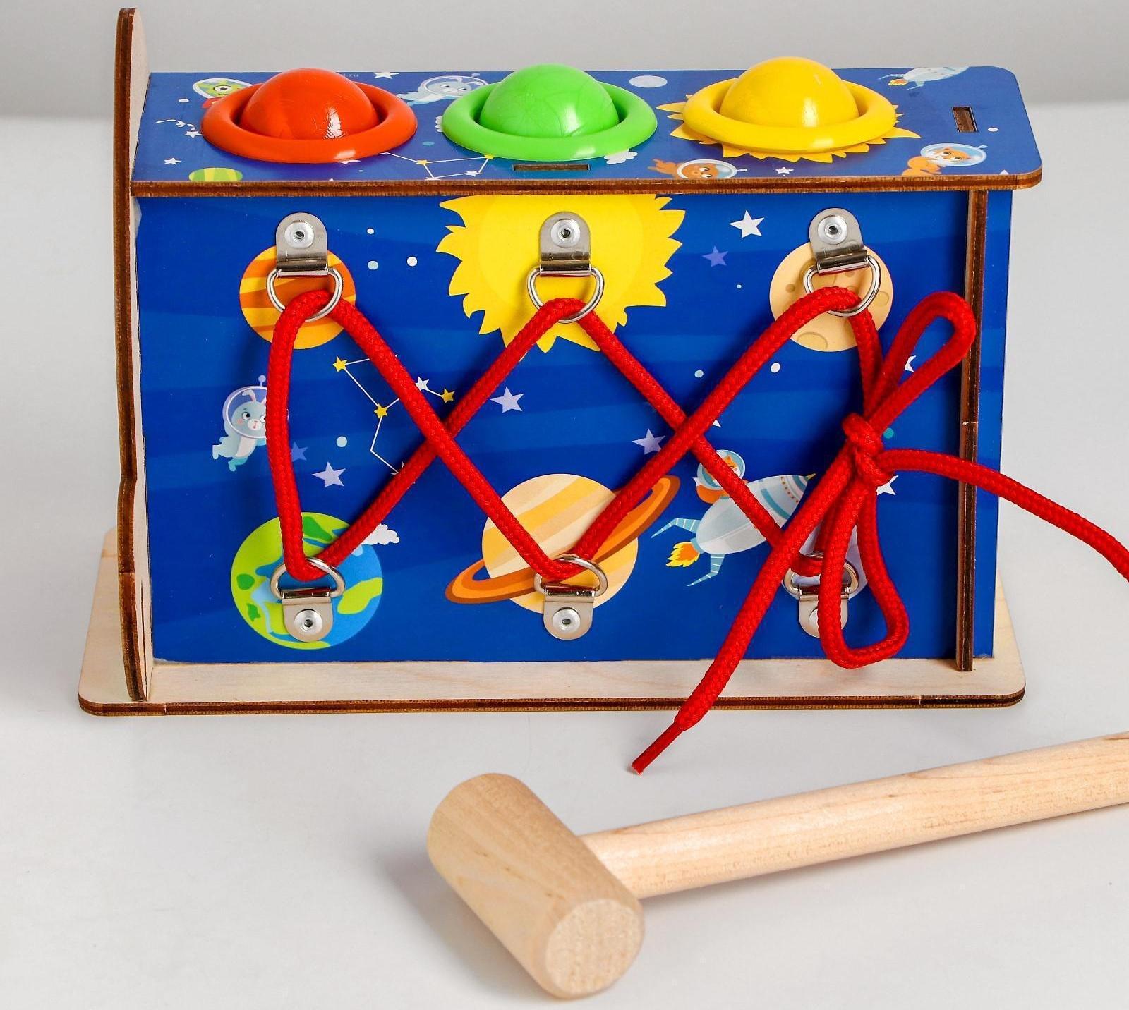 Стучалка бизиборд «Ракета»