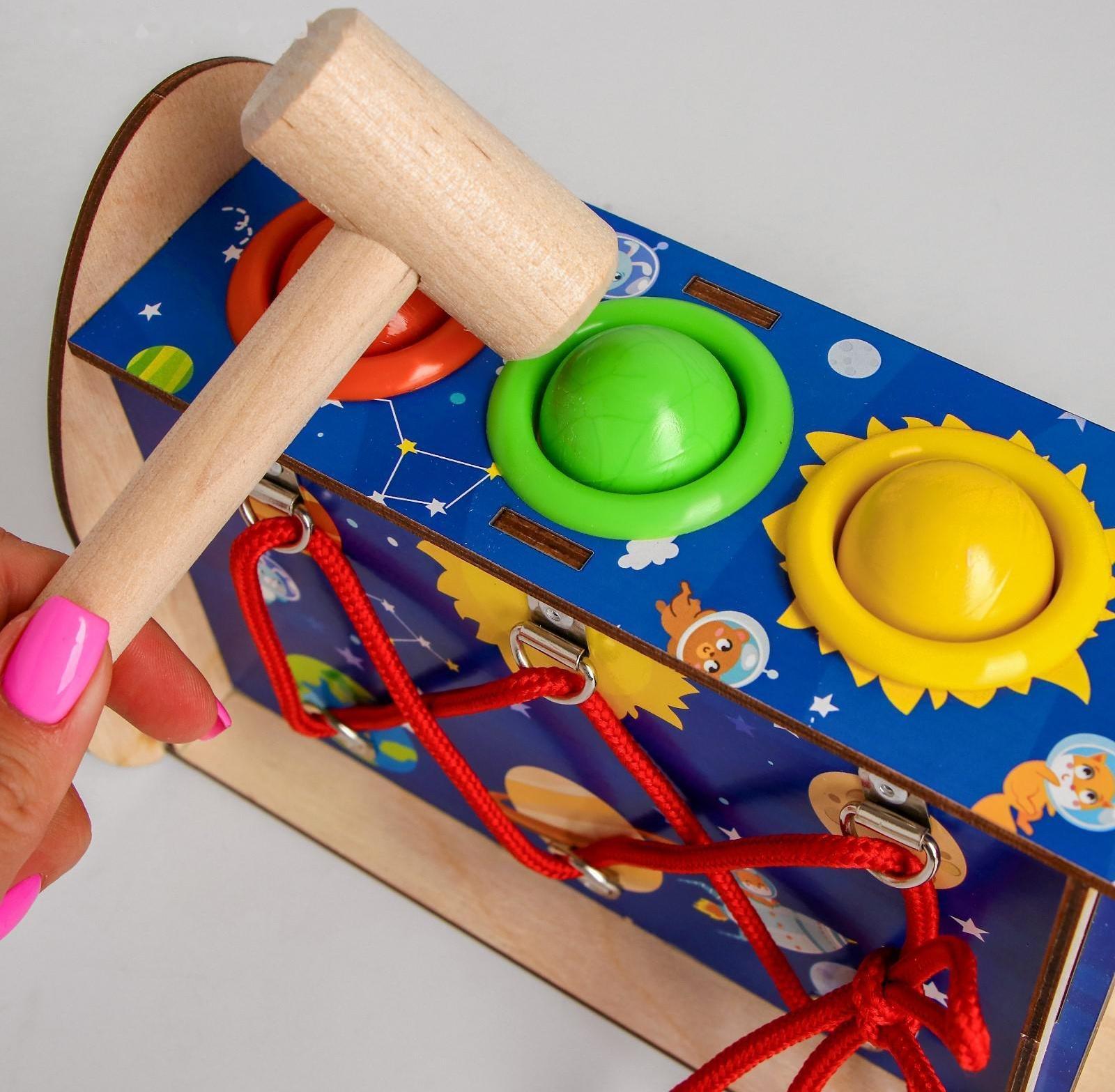 Стучалка бизиборд «Ракета»