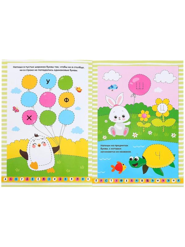 Набор многоразовых книг с маркером «Пиши-стирай. Буквы и цифры», 2 шт. по 12 стр.