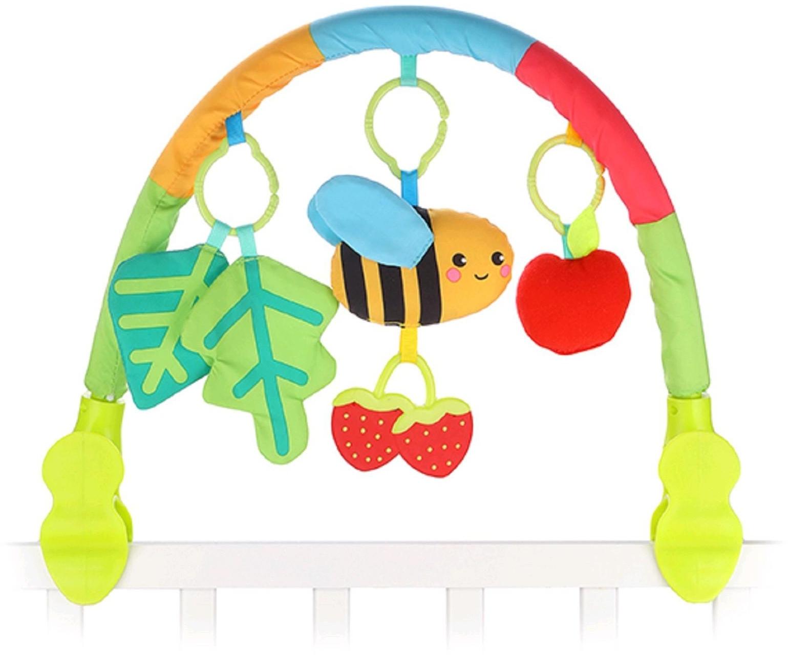 Дуга игровая мягкая на коляску/кроватку «Пчёлка», р-р 22-40