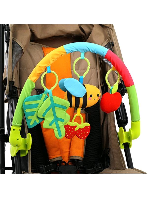 Дуга игровая мягкая на коляску/кроватку «Пчёлка», р-р 22-40