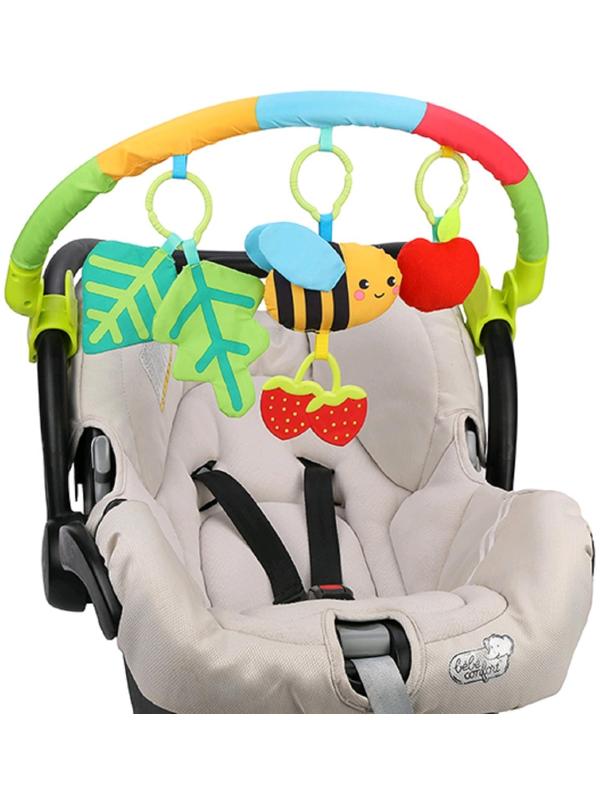 Дуга игровая мягкая на коляску/кроватку «Пчёлка», р-р 22-40