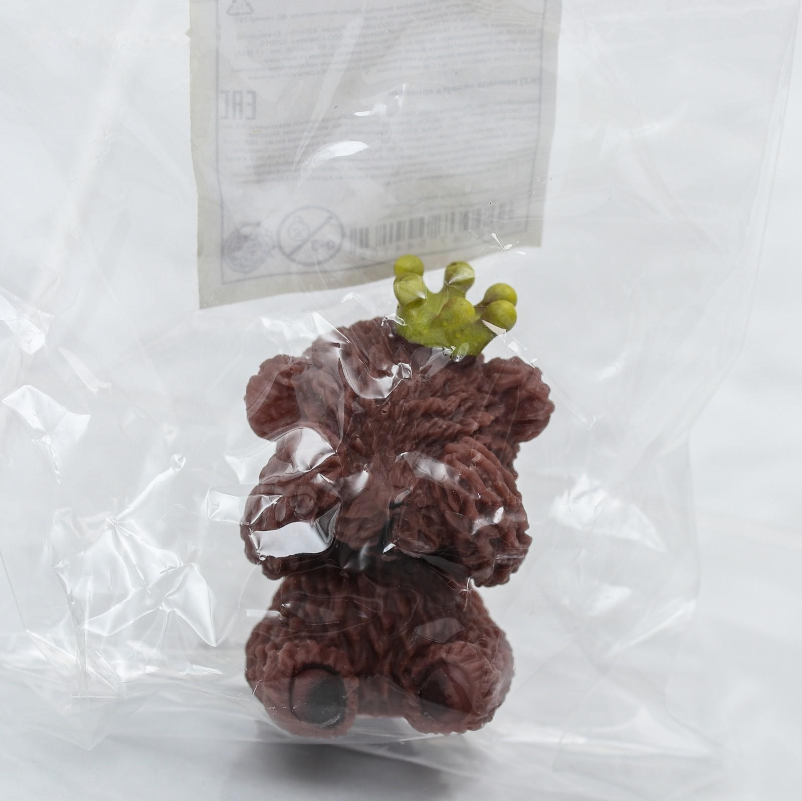 Игрушка для игры в ванне «Мишка принц», с пищалкой, цвет МИКС