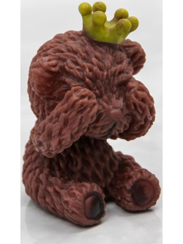 Игрушка для игры в ванне «Мишка принц», с пищалкой, цвет МИКС