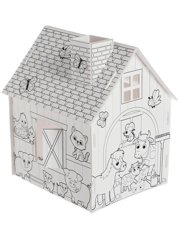 Домик-раскраска «Ферма» 3 в 1