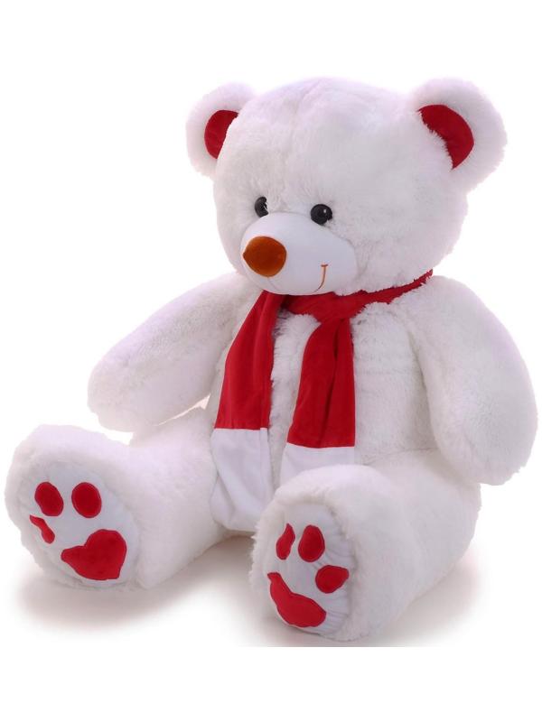 Мягкая игрушка «Медведь Кельвин» белый, 90 см
