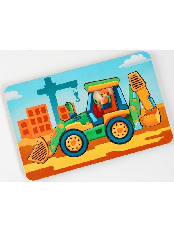 Пазл - конструктор «Трактор»