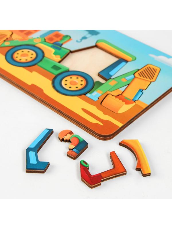 Пазл - конструктор «Трактор»