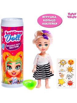 Куколка-сюрприз Lollipop doll с татуировками, МИКС