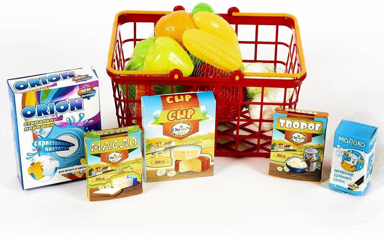 Корзинка «Супермаркет», 22 предмета