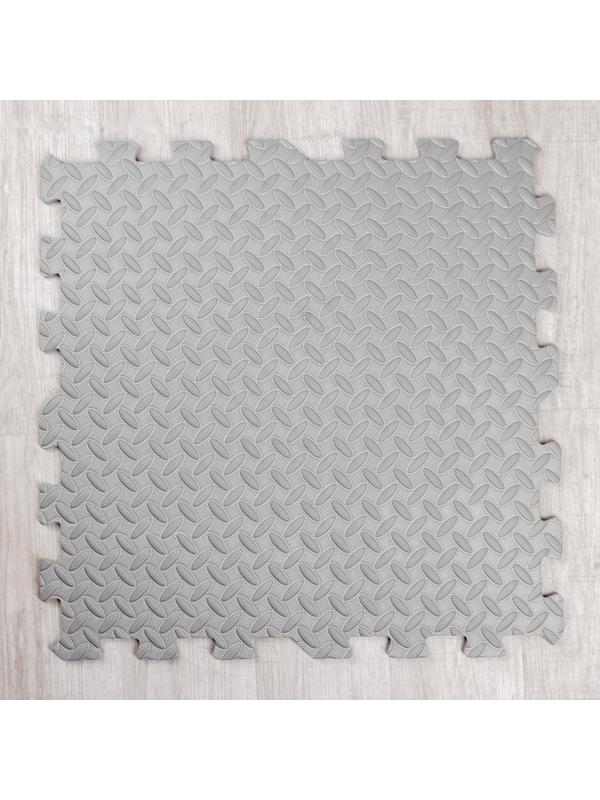 Развивающий коврик-пазл «Серый» 60х60х1 см