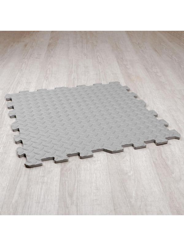 Развивающий коврик-пазл «Серый» 60х60х1 см