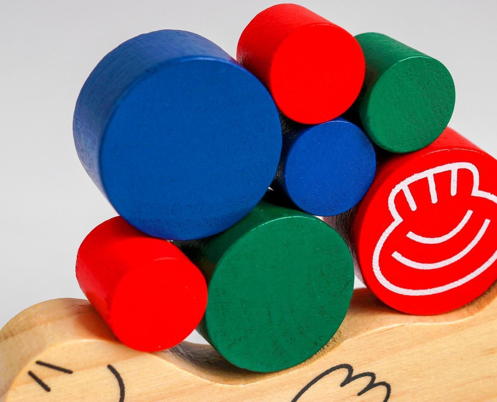 Развивающая игра балансир «Морской котик» 12,5х7х3,5 см