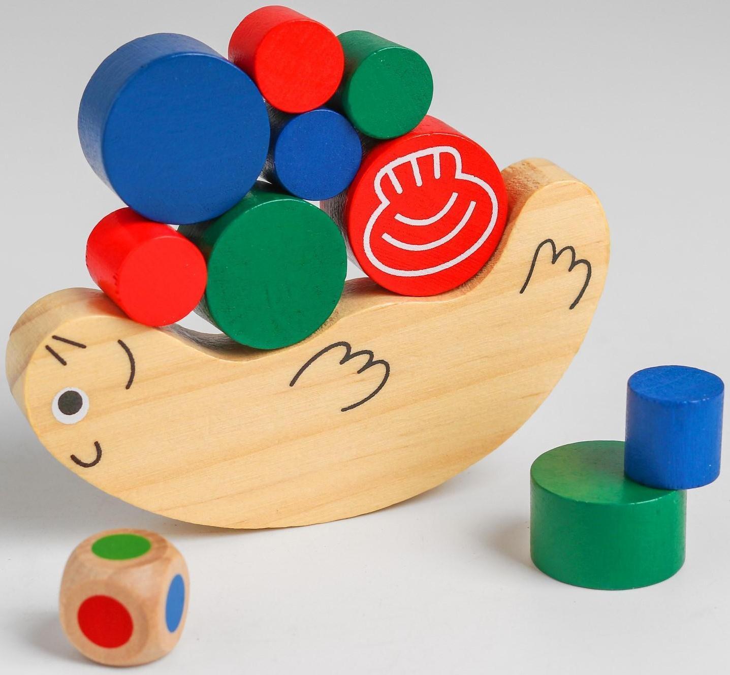 Развивающая игра балансир «Морской котик» 12,5х7х3,5 см