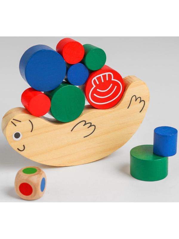 Развивающая игра балансир «Морской котик» 12,5х7х3,5 см