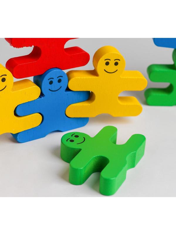 Развивающая игра балансир «Человечки» 19х11,5х4 см