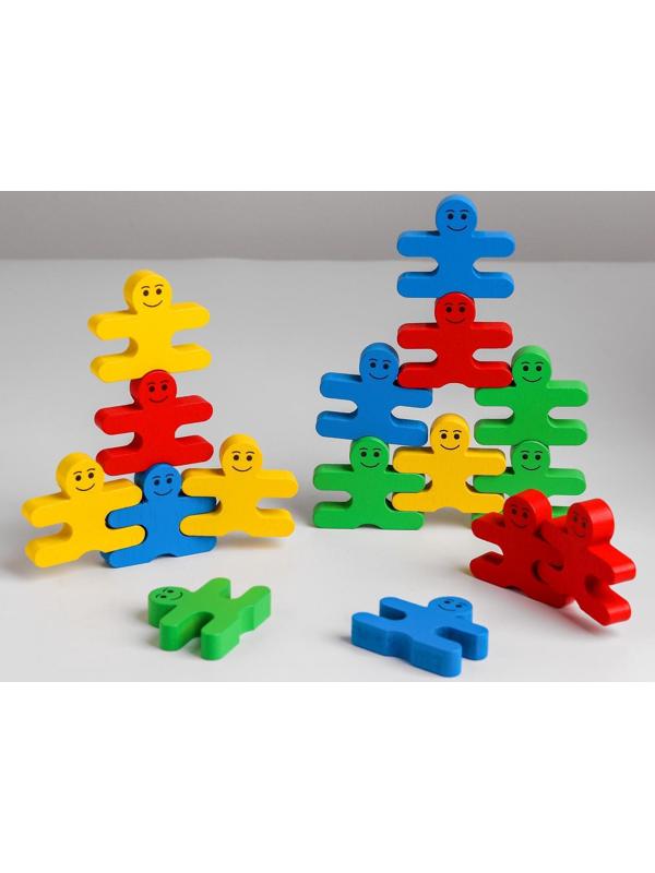 Развивающая игра балансир «Человечки» 19х11,5х4 см