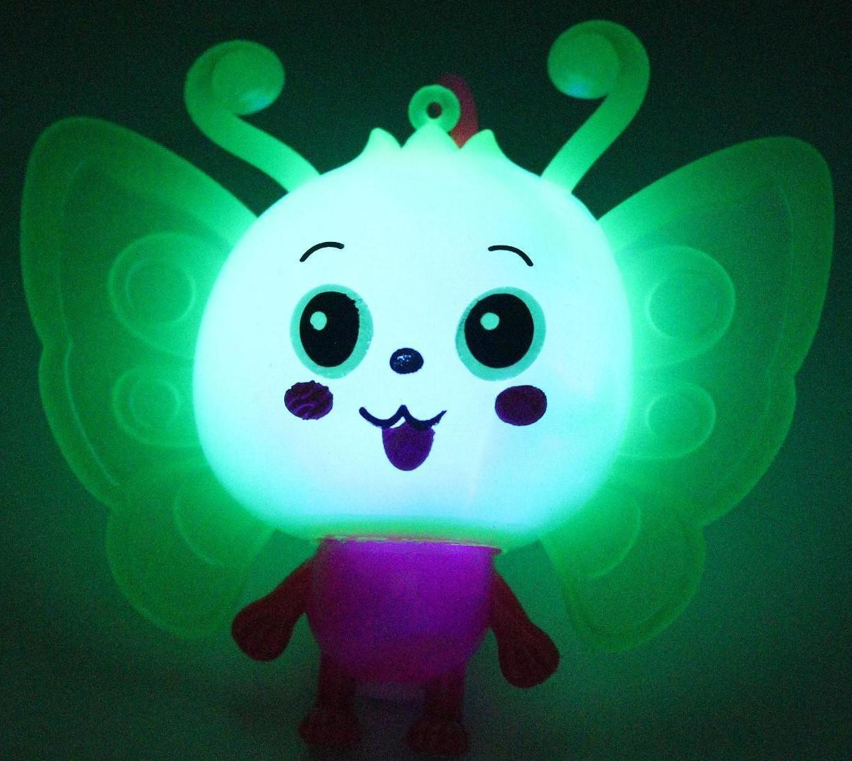 Ёжка «Бабочка», световой, цвета МИКС