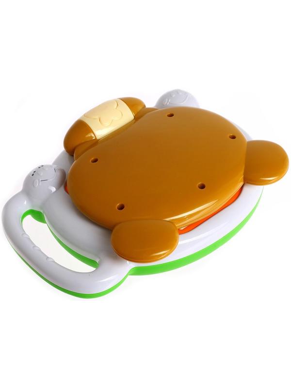 Обучающий компьютер «Медвежонок», звук, цвет коричневый