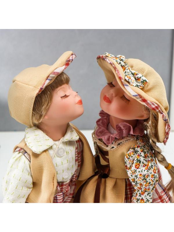 Кукла коллекционная парочка поцелуй набор 2 шт 