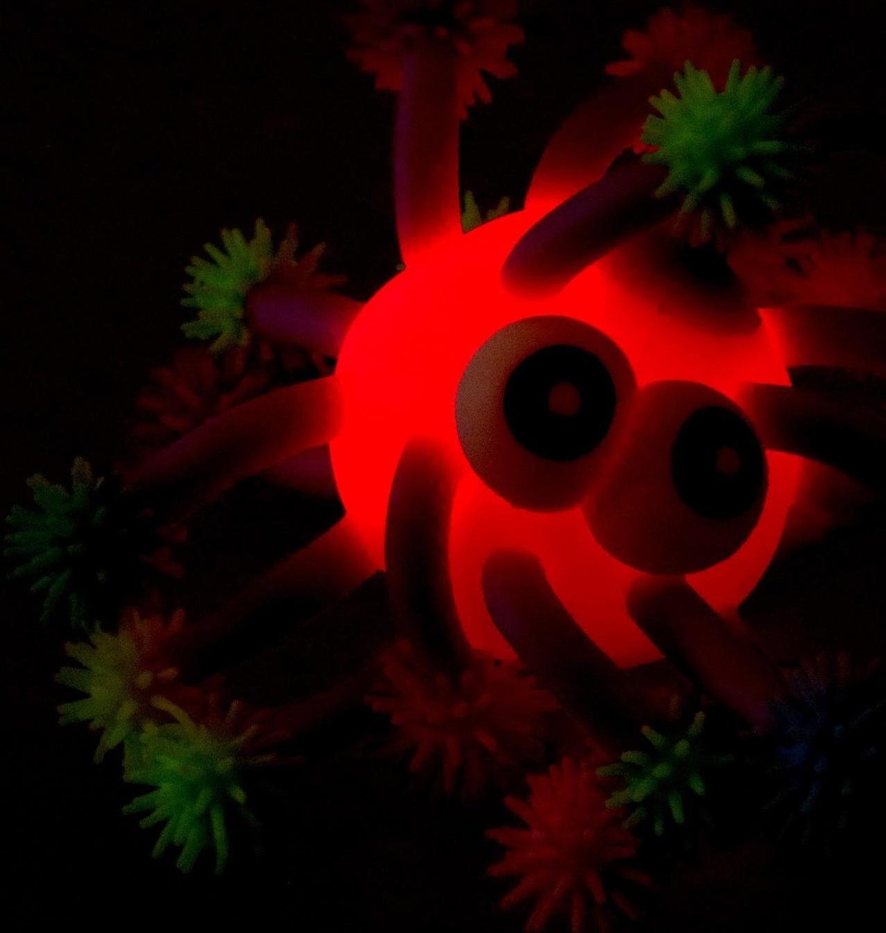 Ёжка «Медуза», световой, цвета МИКС