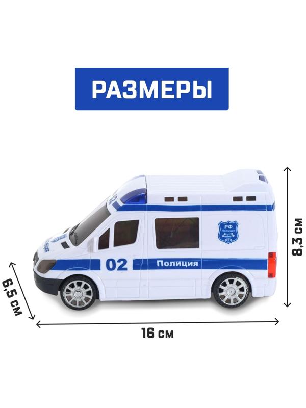 Машина «Отряд», световые и звуковые эффекты, русская озвучка, работает от батареек