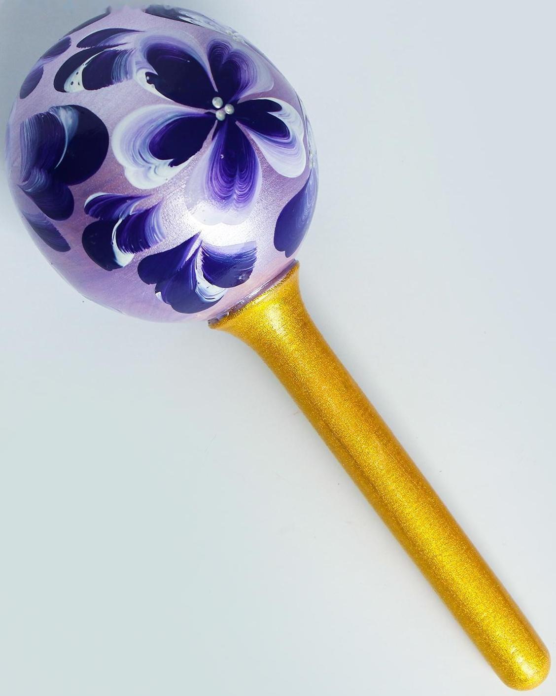 Маракас деревянный большой, МИКС