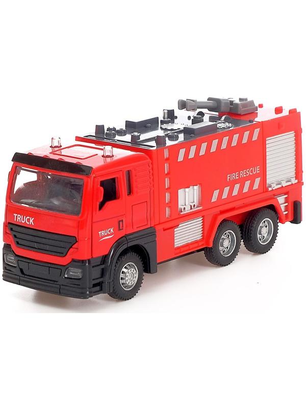 Парковка «Пожарная часть» с машинкой и рацией, световые и звуковые эффекты, МИКС