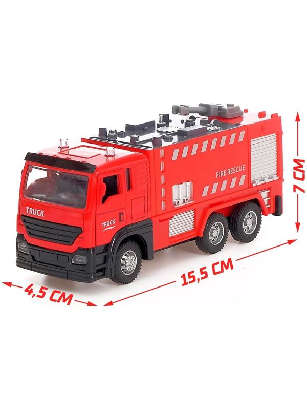 Парковка «Пожарная часть» с машинкой и рацией, световые и звуковые эффекты, МИКС