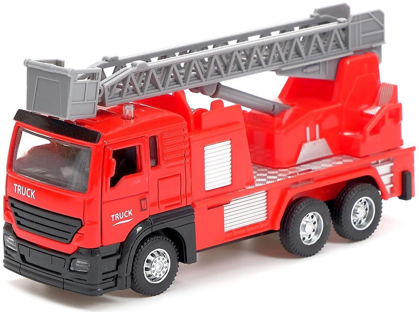 Парковка «Пожарная часть» с машинкой и рацией, световые и звуковые эффекты, МИКС