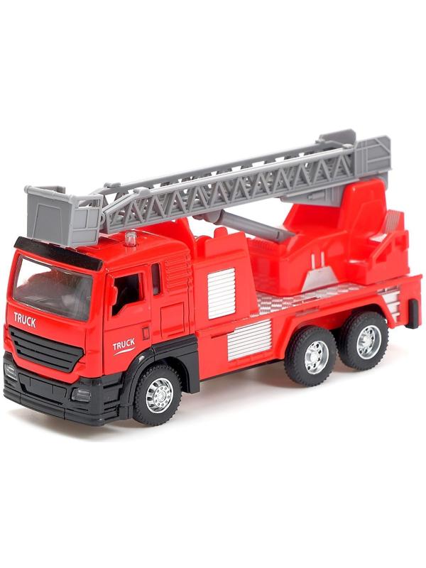 Парковка «Пожарная часть» с машинкой и рацией, световые и звуковые эффекты, МИКС