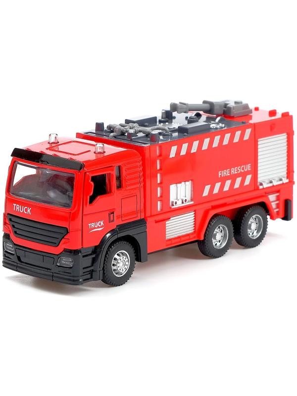 Парковка «Пожарная часть» с машинкой и рацией, световые и звуковые эффекты, МИКС