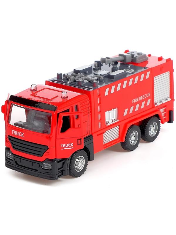 Парковка «Пожарная часть» с машинкой и рацией, световые и звуковые эффекты, МИКС