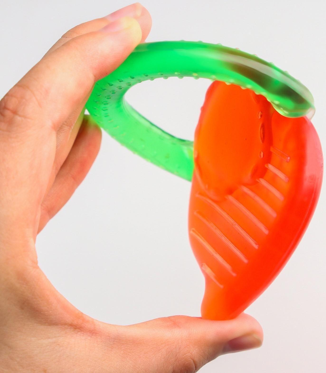 Прорезыватель охлаждающий «Сердечко», цвет МИКС