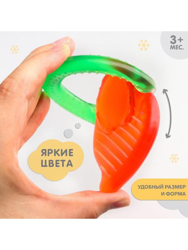 Прорезыватель охлаждающий «Сердечко», цвет МИКС